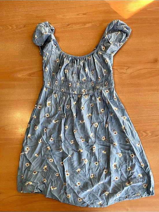 Billabong Dresses & Skirts - Billabong Floral Maxi Dress in Blue & White Size Small